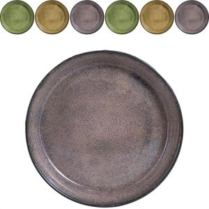 Moritz&Moritz Teller Vida, Suppenteller, Porzellan, rund, Ø 19 cm, vintage bunt, 6 Stück