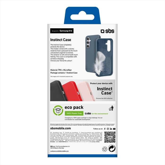 SBS Cover Instinct Samsung A16 Teinstsaa16b-blu