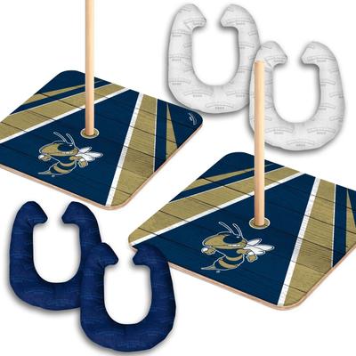 Skip's Garage Georgia Tech Yellow Jackets NCAA Horseshoe Bag Toss Game