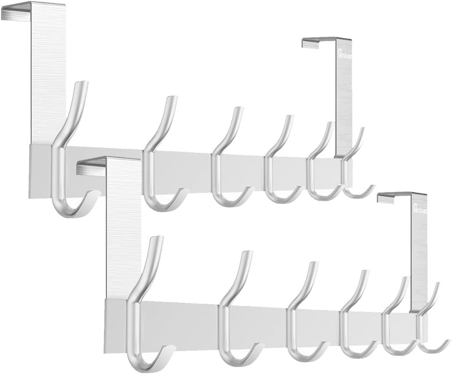 Set van 6 deurhaken voor kleding en accessoires