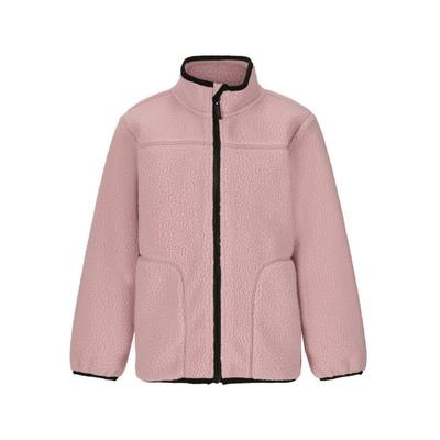 Fleecejacke ZIGZAG "Root", Jungen, Gr. 110, rosa (pink), 100% Polyester, unifarben, normal, ohne Ausschnitt, Jacken Fleecejacke, mit atmungsaktiver Eigenschaft