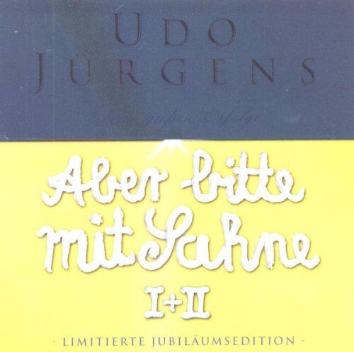 Udo Jürgens - Aber bitte mit Sahne I+II - limitierte Jubiläumsedition - Preis vom 30.09.2026 03:33:06 h