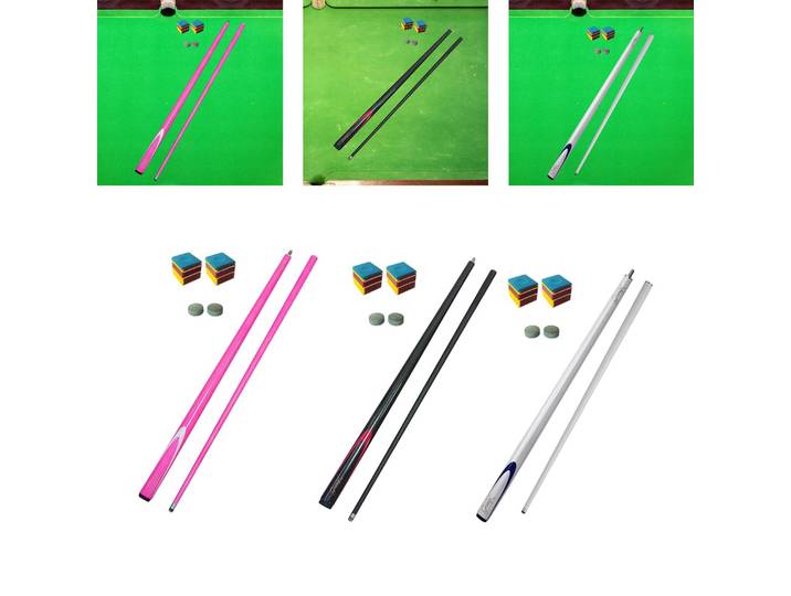 Queue de billard, queue de billard en fibre de carbone, queue de billard à neuf boules, taille complète 57 pouces, queue de billard segmentée, queue de snooker pour débutants