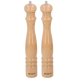alpina 2er-Set XL Salz- und Pfeffermühle, 40 cm, Pfeffermühle + Salzmühle