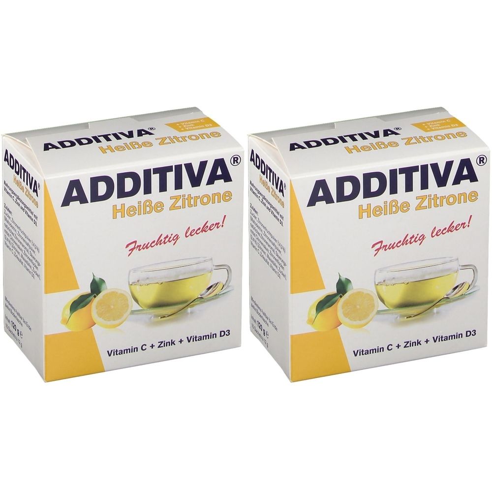 Additiva heiße Zitrone Pulver 2x 2x120 g
