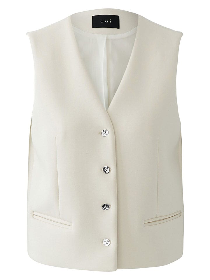 Oui Weste in Creme - 36