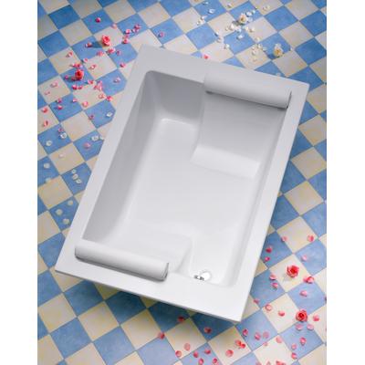 Badewanne OTTOFOND "Maharaja", weiß, B:135cm H:47,5cm L:195cm T:135cm, Sanitäracryl, Badewannen, mit 2 Nackenrollen