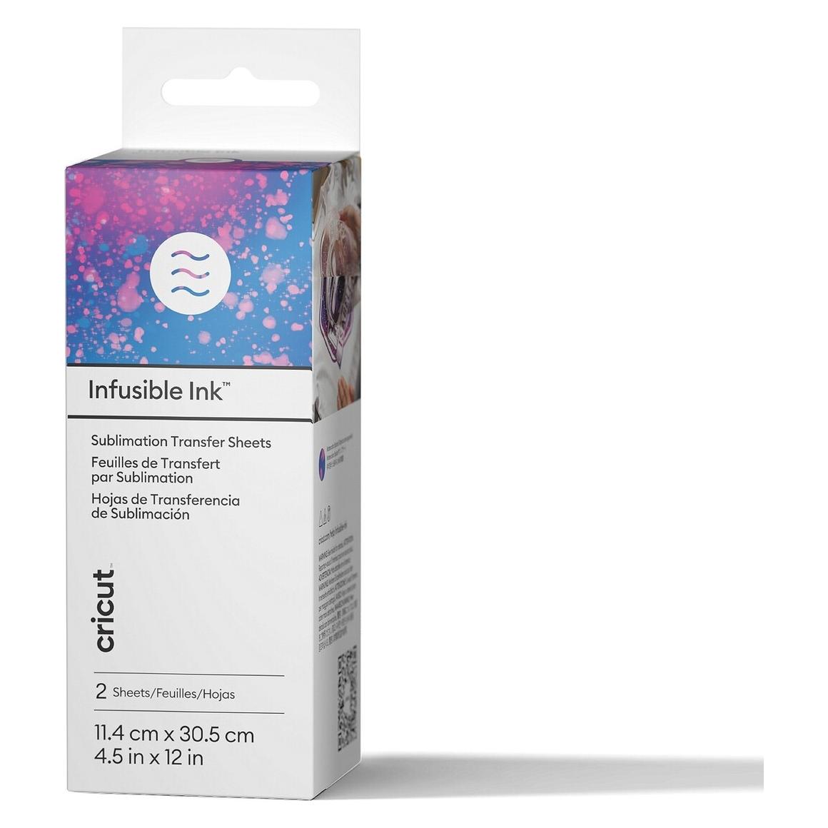 Cricut Infusible Ink Transfer Sheets 2-pack Watercolor Splash - ideal size for MugPress (P) (2011899)