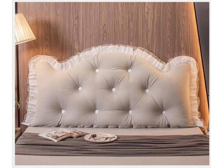 Kopfteilkissen, Komplett, King-size-bett, Queen-size-bett, Großes Lesekissen, Nackenrolle, Rückenlehnenkissen, Keilpositionierungsstützkissen Für Sofa, Bett, Lendenwirbelp(Size:59 /150cm,Color:f)