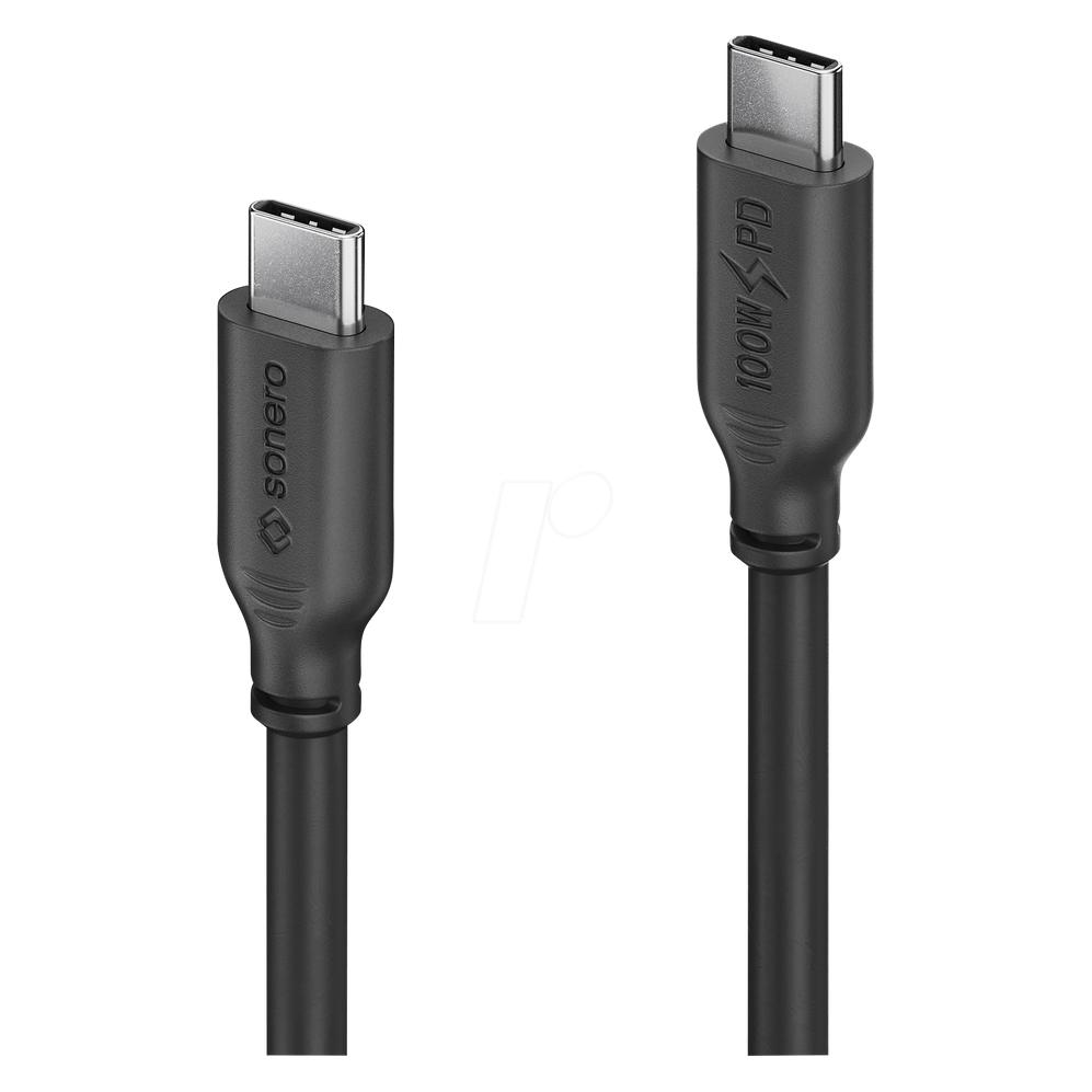 Sonero USB C - USB C (0.50 m, USB 2.0, 100 W) (SPC-U210-005)