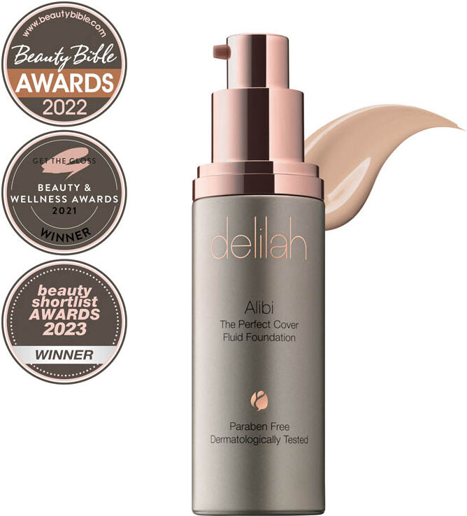 delilah Cosmetics Alibi The Perfect Cover Fluid Foundation - Bloom