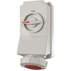 Mennekes, Steckdose, MEN 5608AC 32A5P 6H400V Wanddose DUO IP67