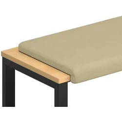 vidaXL Bankkissen Cord Grau-Grün Tiefe 35 cm