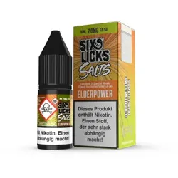 Elderpower 10ml NicSalt by Six Licks 10ml / 20mg