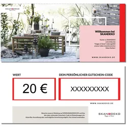 skandeko Geschenk-Gutschein, 20 Euro