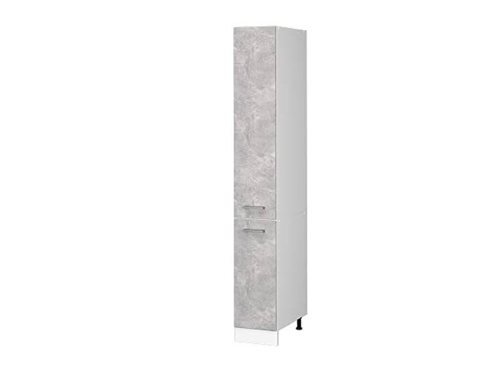 Vicco Hochschrank R-Line , Beton 30 cm mit Türen, zur Aufbewahrung von Haushalts- und Hobbyutensilien
