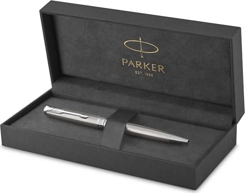 Parker Kugelschreiber Sonnet Edelstahl M schwarz (1931512)