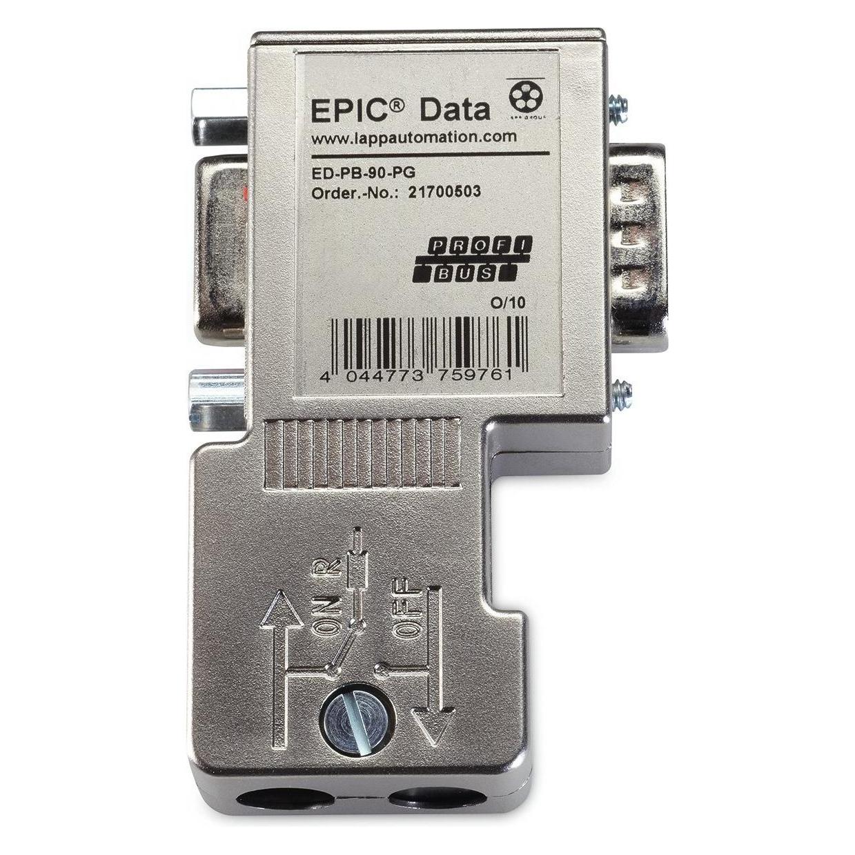 Lapp Kabel EPIC Data PROFIBUS Steckverbinder mit Schraubanschluss EPIC ED-PB-90-PG-S Inhalt: 1 St. (21700503)