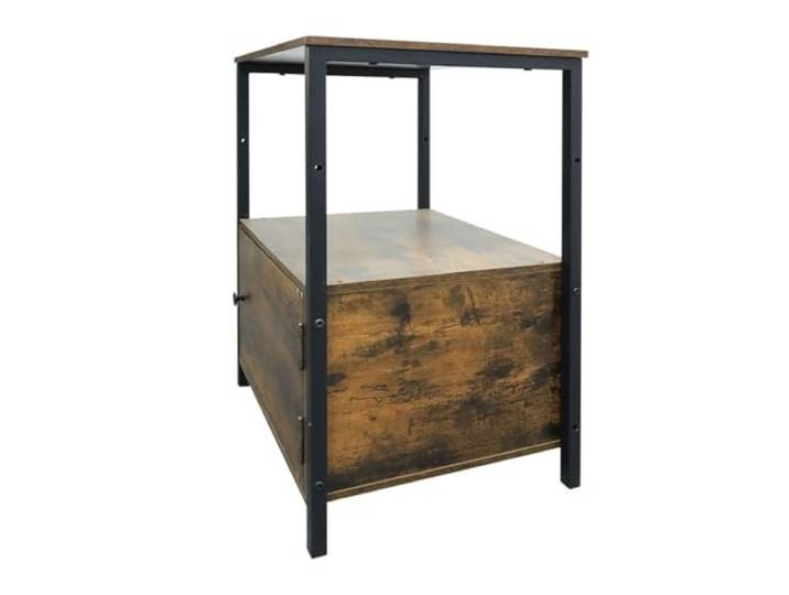 EINES Nachtkästchen Klassischer Nachttisch, Aufbewahrungsschrank for Zuhause, Schlafzimmer, kleine Wohnung, Beistelltisch