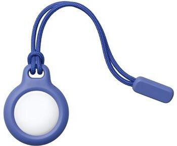 Perfect Picks Market Silicone AirTag Dog Collar Holder Keychain Case Anti Loss Protective Cover blue