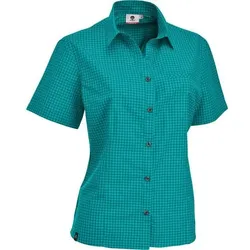 MAUL Damen Bluse Sandnes XT - 1/2 Bluse kariert, Größe 54 in Blau Blau