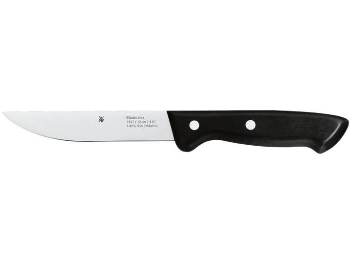 Allzweckmesser WMF Classic Line 25cm , schwarz, Klingenlänge 12cm, Stahl, Kochmesser, Allzweckmesser