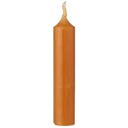 IB Laursen Rustikale Stabkerze 11 cm | Ø 2,2 cm, karamell
