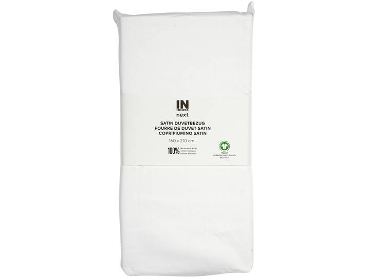 Inhouse Duvet Gots Satin 160x210 weiss