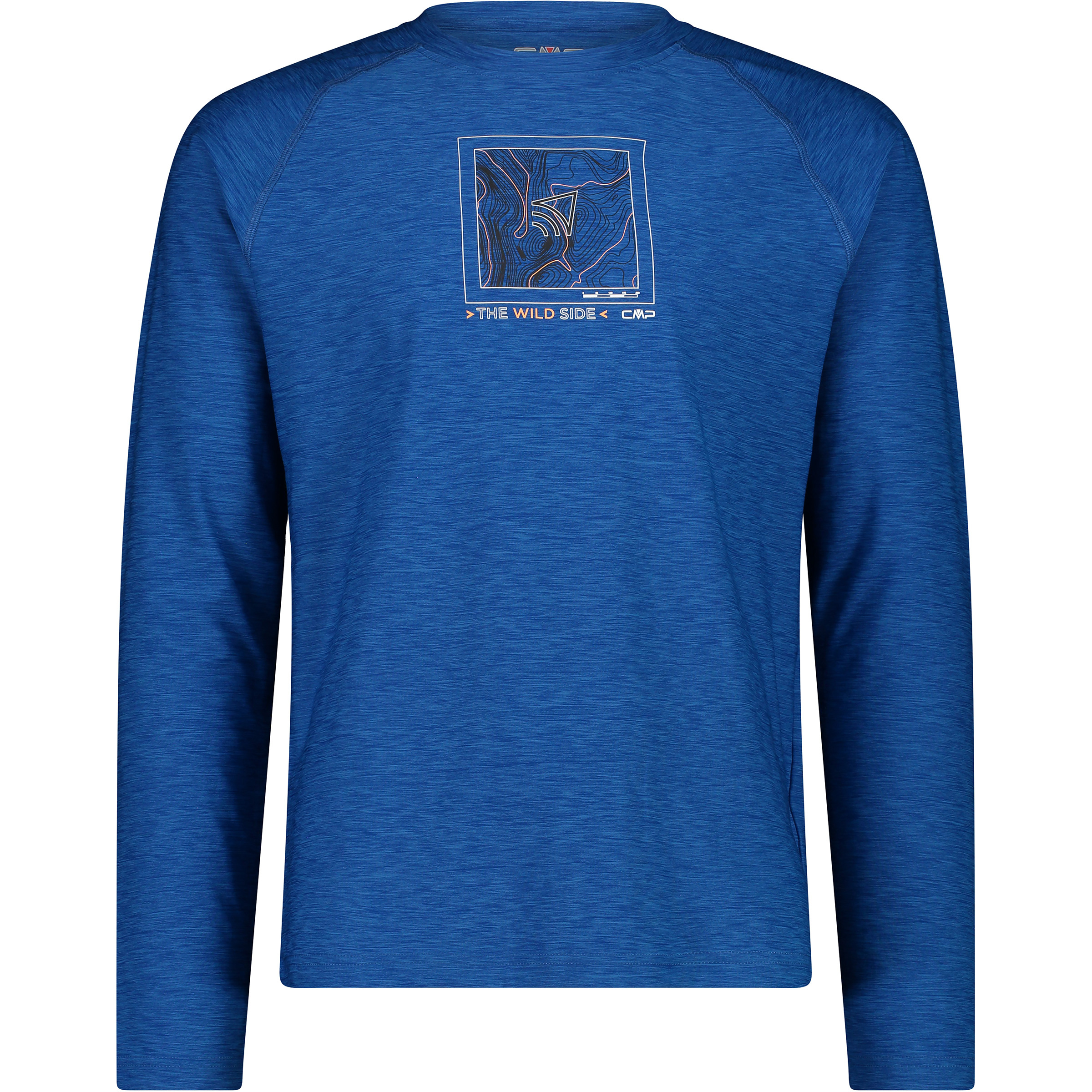 CMP Herren Longsleeves blau Größe S Trekking Elastisch