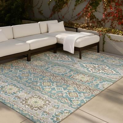 Addison Rugs Machine Washable Indoor/ Outdoor Global Pierce Chantille Rug