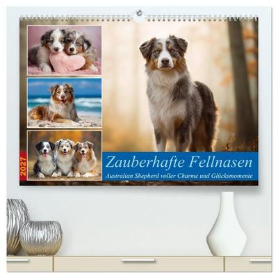 Zauberhafte Fellnasen (hochwertiger Premium Wandkalender 2027 DIN A2 quer), Kunstdruck in Hochglanz