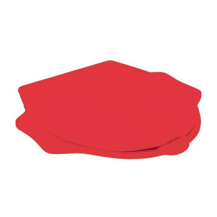 Geberit Bambini WC-Sitz 573368000 mit Stützfunktion, Schildkrötendesign, mit Absenkautomatik, rubinrot