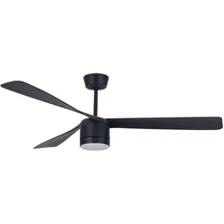 DC Deckenventilator Peregrine Schwarz mit LED