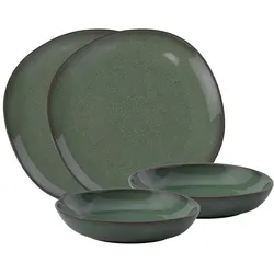 Like. by Villeroy & Boch, Geschirrset, Lave Tafel-Set (4 Stk.)