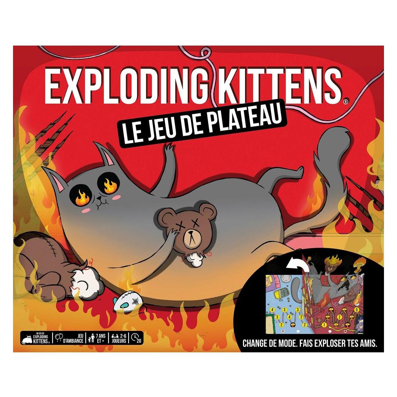 Exploding Kittens Jeu - Le Jeu de Plateau (Französisch, 2 - 6 Spieler) (EKIBG01FR)