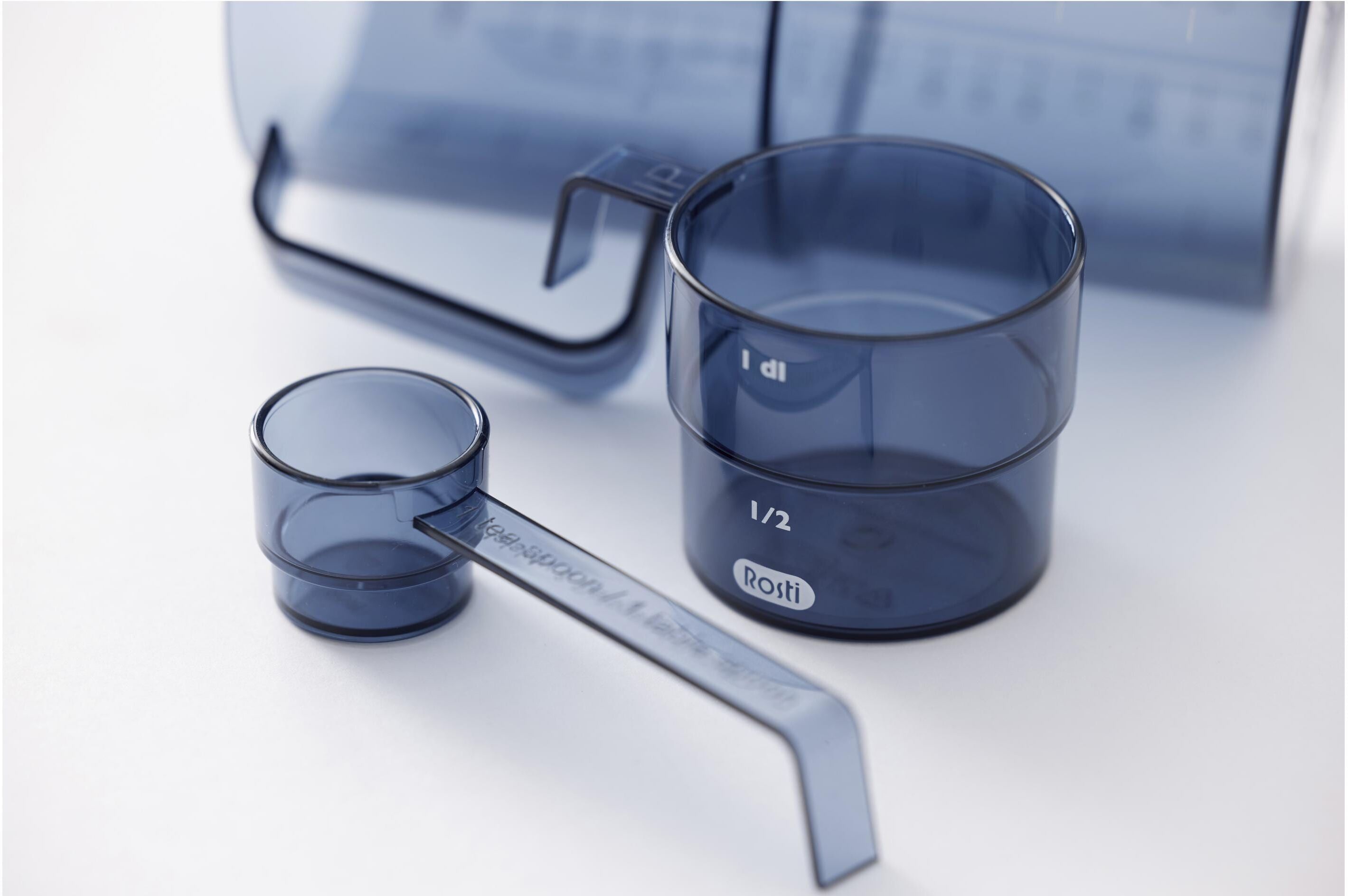 Messbecher "Rosti Mensura 10 dl", blau, H:15,9cm, Kunststoff, Messbecher, Messbecher blau Volumen 1 l