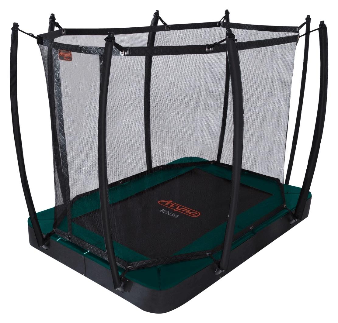 Avyna Trampolin FlatLevel 275x190 (213) mit Netz | Grün