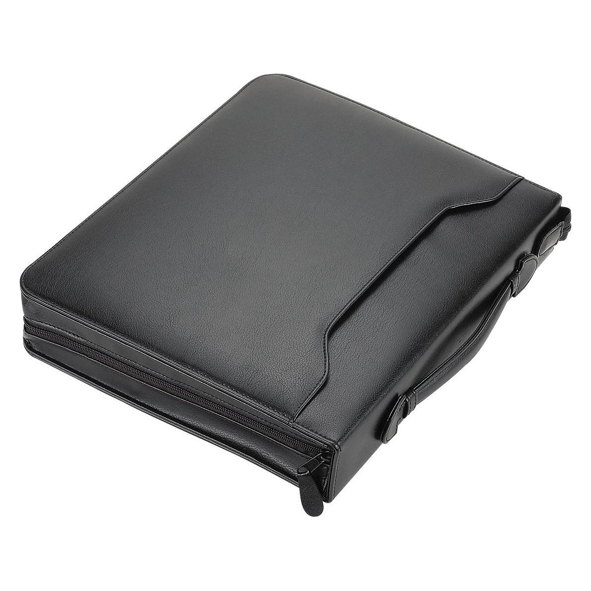 Alassio Ringbuchmappe Rimini, DIN A4, FINEtouch-Lederimitat, mit CD-Tasche (A4) (31502)