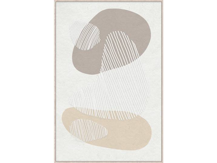 Leinwandbild 60/90 cm rechteckig Braun, Beige Abstraktes