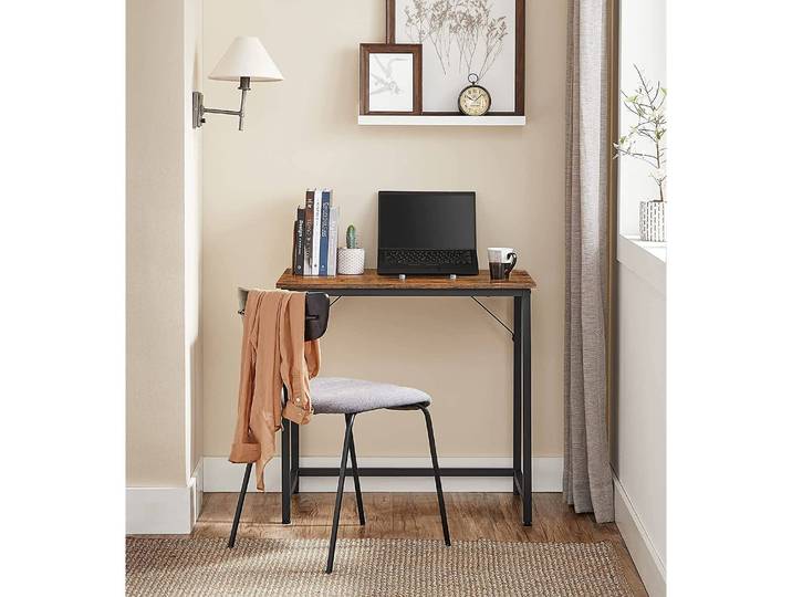 Schreibtisch Buxy VI 80cm Braun/Eiche Rustikal Dekor