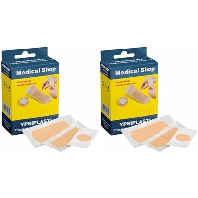 Pflasterstrips Ypsiplast wasserfest 2,5x7,2 cm x2 2x50 St Pflaster
