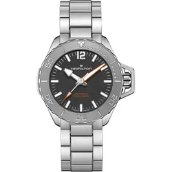 Hamilton Khaki Navy Frogman Auto 41mm H77485130 - schwarz,silber - 41mm