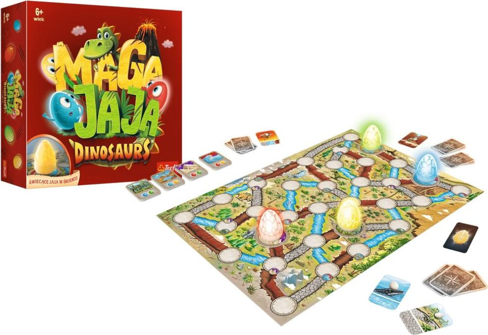 Trefl Gry Magajaja Dinosaurs Familiespel 02281