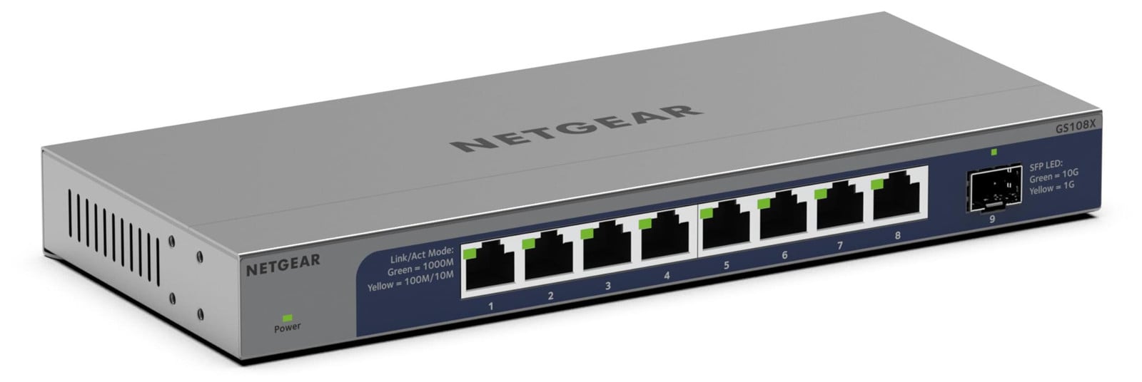 Netgear GS108X-100EUS Onbeheerde Gigabit Switch met 8 poorten