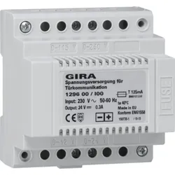 Gira Spannungsversorgung DC 24 V 300 mA REG, 1296 00