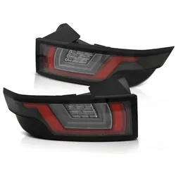 LED Lightbar Rückleuchten für Land Rover passend für Range Rover Evoque Bj. 11-18 Schwarz