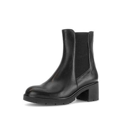 Chelseaboots GABOR "Chelsea Boot", Damen, Gr. 38, schwarz, Schuhe Chelseaboots