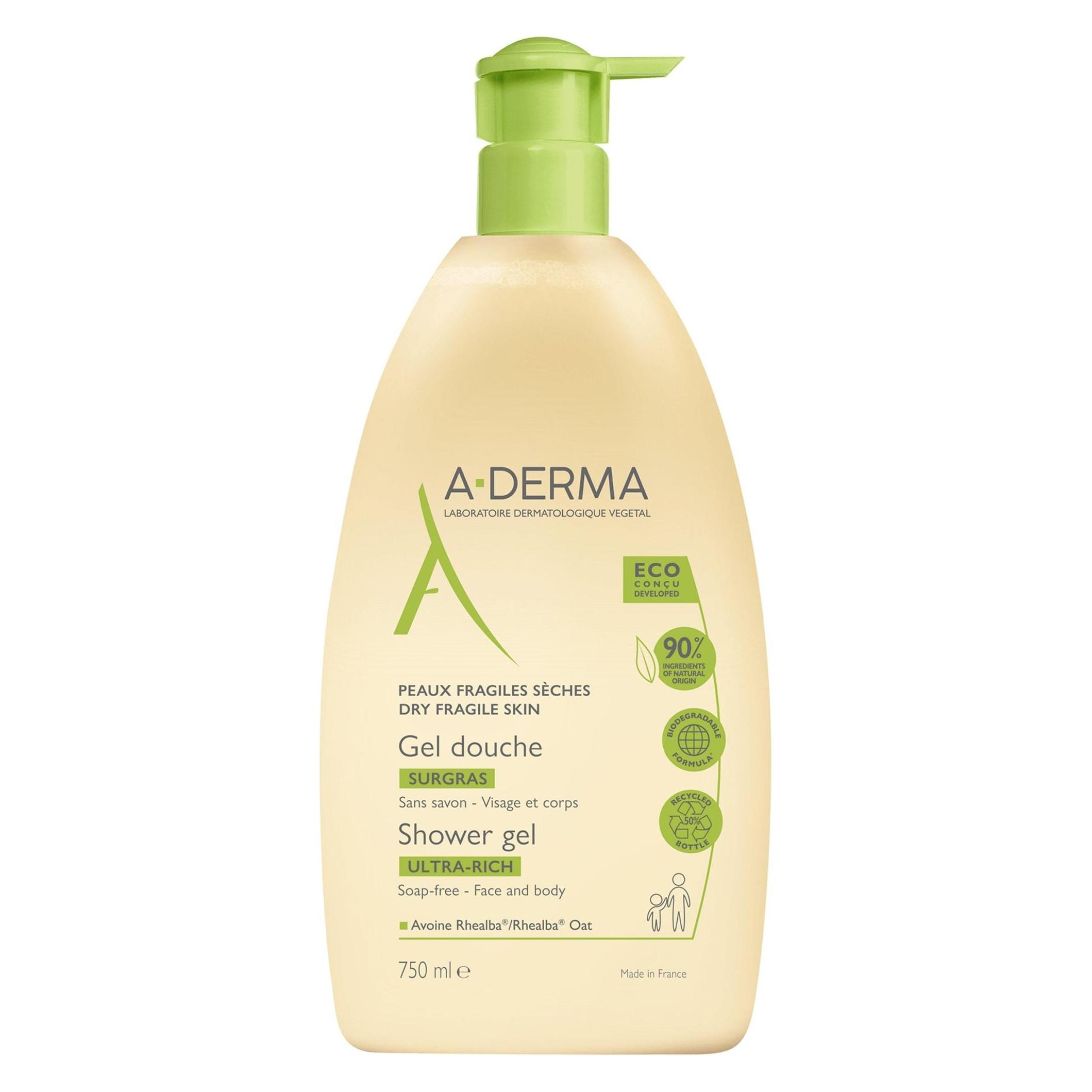 A-Derma Ultra-Rich Shower Gel (750 ml) (7014407)