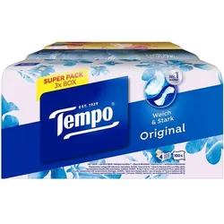 Tempo Taschentücherbox »Original« 1 Box = 3x 100 Tücher weiß
