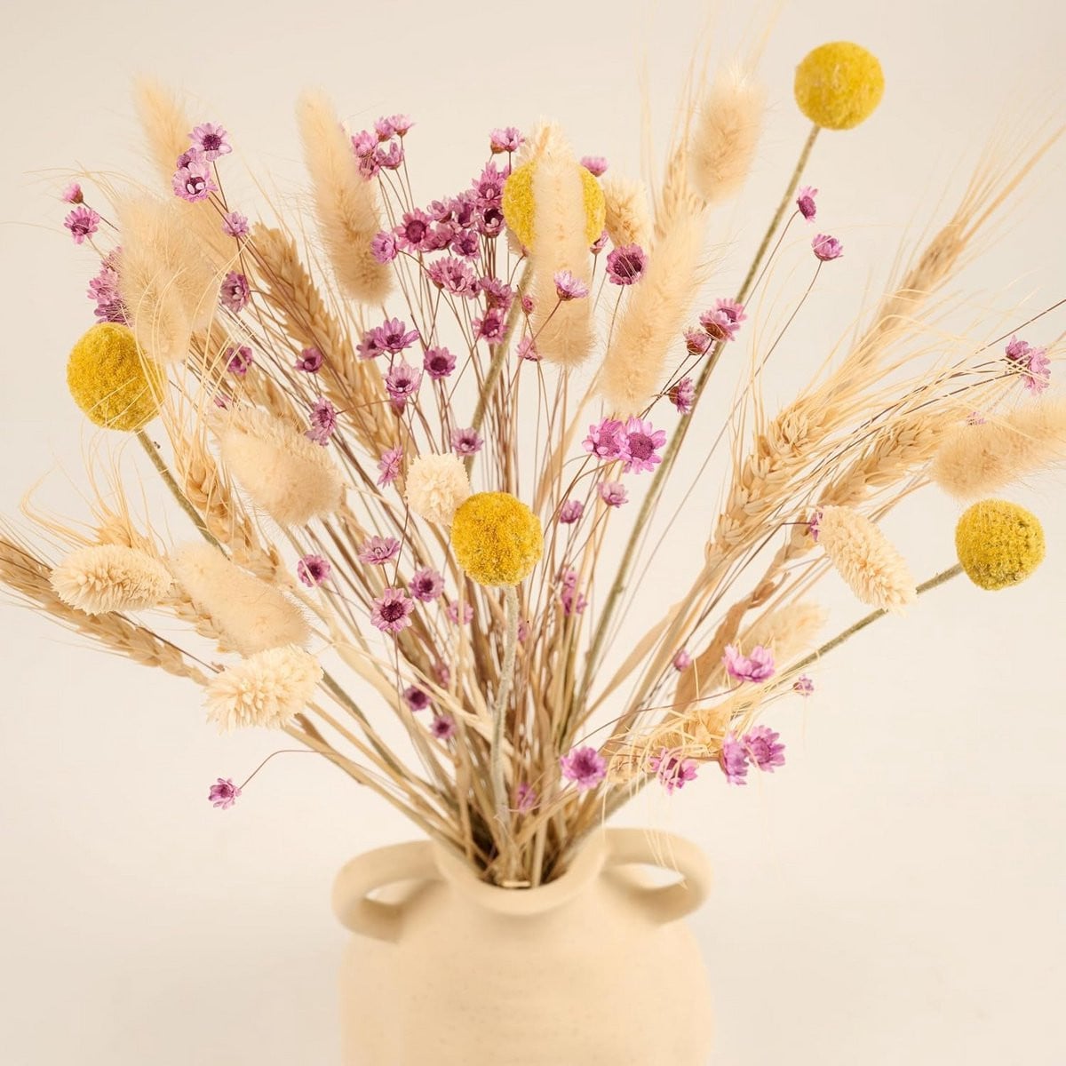 Gedroogde Bloemen Set met 135 Stelen - Natuurlijk Boeket voor Decoratie en Bruiloft